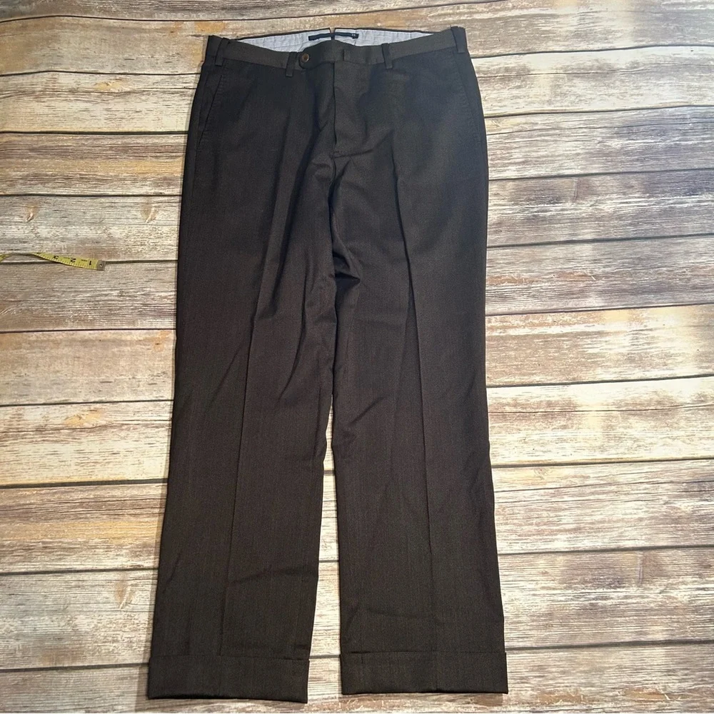 SLOWEAR INCOTEX Wool Dress pants W-34 - Picture 4 of 7